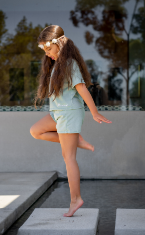 The Minimal Abbett Mini Me 2-Piece Toddler and Kids Active Short Set