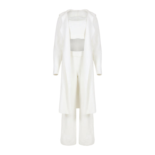 The Minimal  Rodeo Ultra Soft 3-Piece  Knit Sweater Lounger