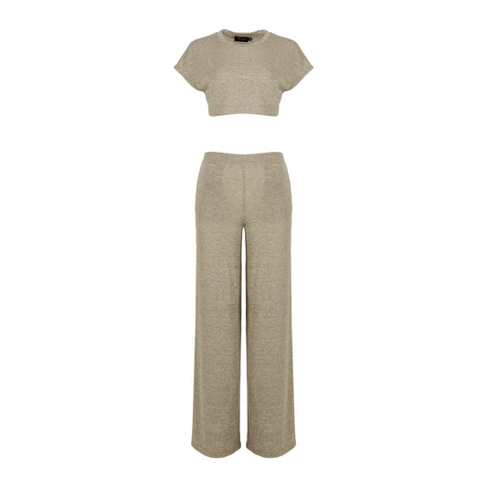 The Minimal Shamerica Classic Crop Top Pant Set