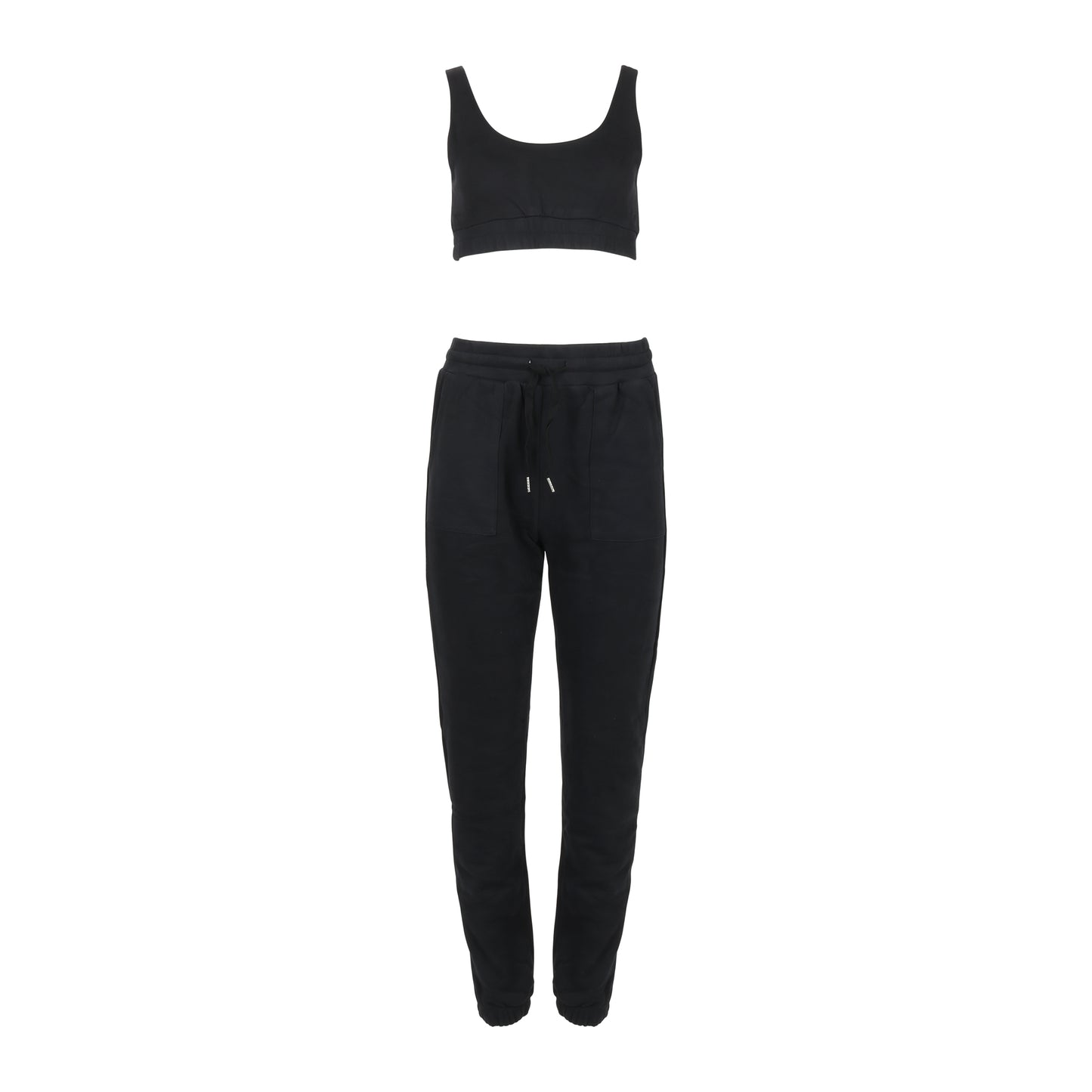 The Minimal Reda Premium Crop Top Sweater Lounge Set