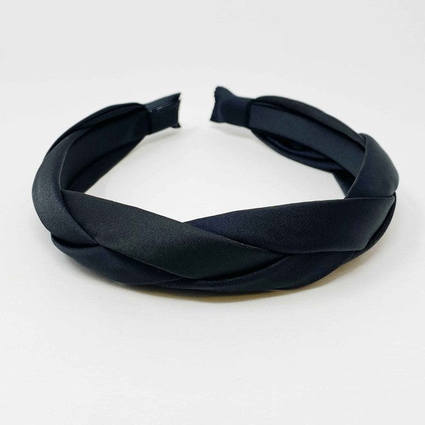 Minimalist Satin Silk Braid Headband