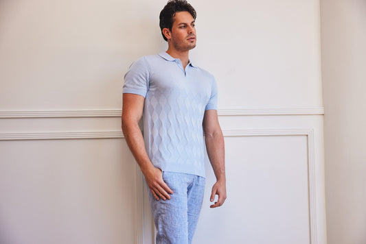 Minimal Newport Men’s Gulfstream Soft Blue Shirt