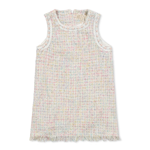 The Minimal Chloe Mini Me Tweed A-line Toddler Dress