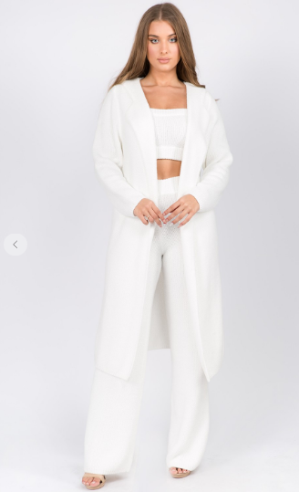 The Minimal  Rodeo Ultra Soft 3-Piece  Knit Sweater Lounger