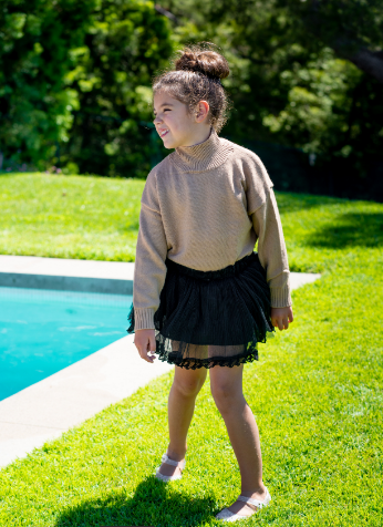 The Minimal Burton Mini Me Premium Toddler and Kids Turtleneck Sweater