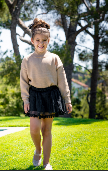 The Minimal Alexander Mini Me Premium Toddler and Kids Turtleneck Sweater