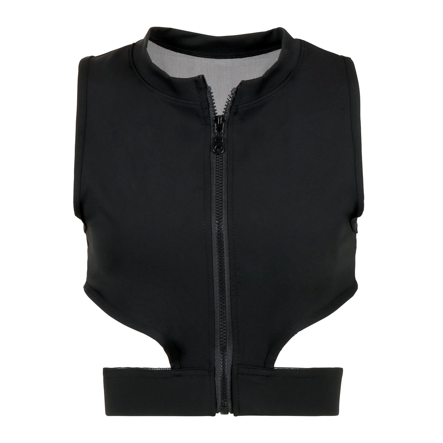 The Minimal Del Mar Active Short Sleeved Cutout Top