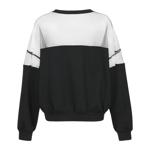The Minimal Jennifer Premium Long Sleeve Knit Sweatshirt