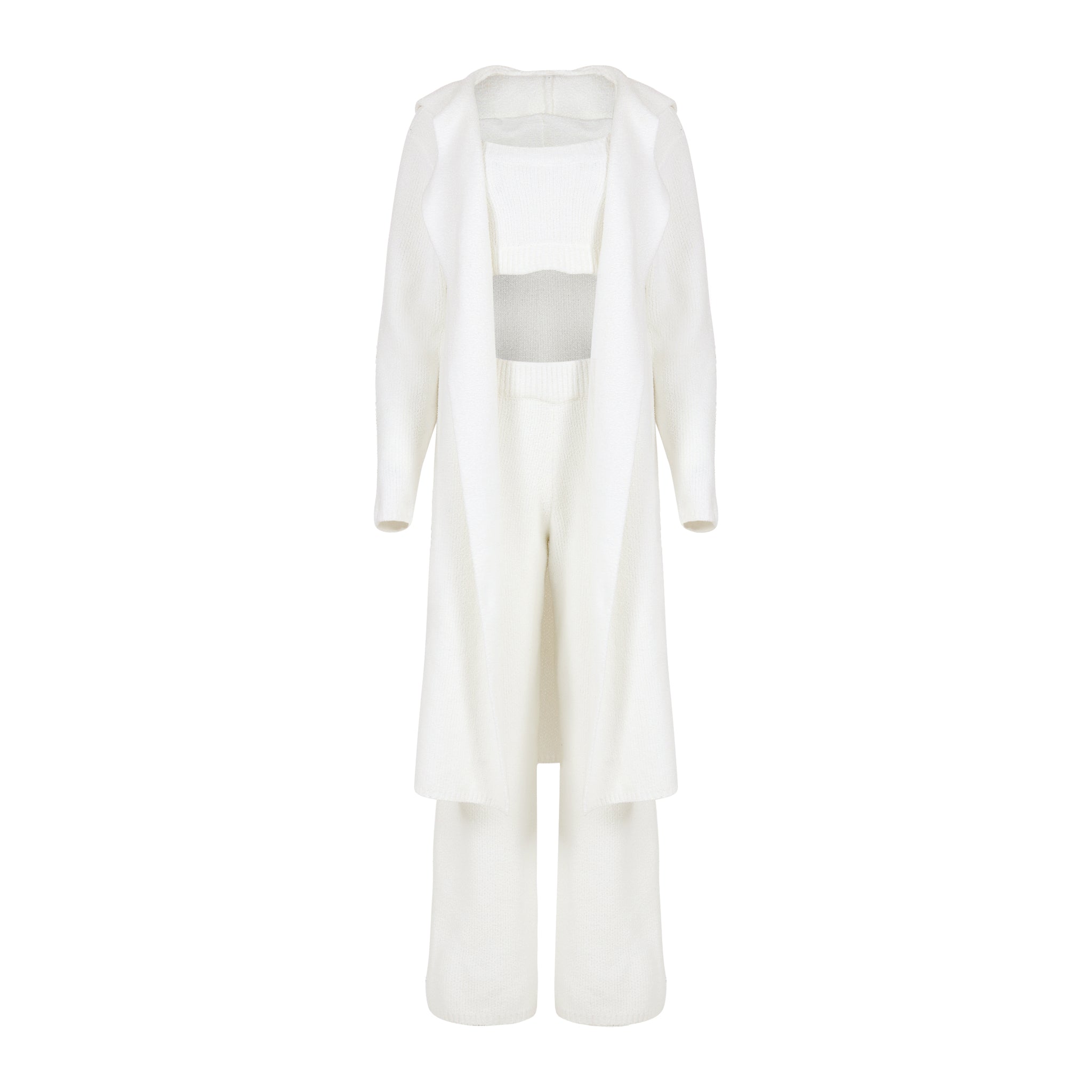 The Minimal  Rodeo Ultra Soft 3-Piece  Knit Sweater Lounger