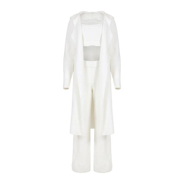 The Minimal  Rodeo Ultra Soft 3-Piece  Knit Sweater Lounger
