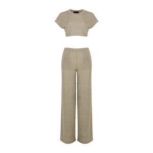 The Minimal Shamerica Classic Crop Top Pant Set